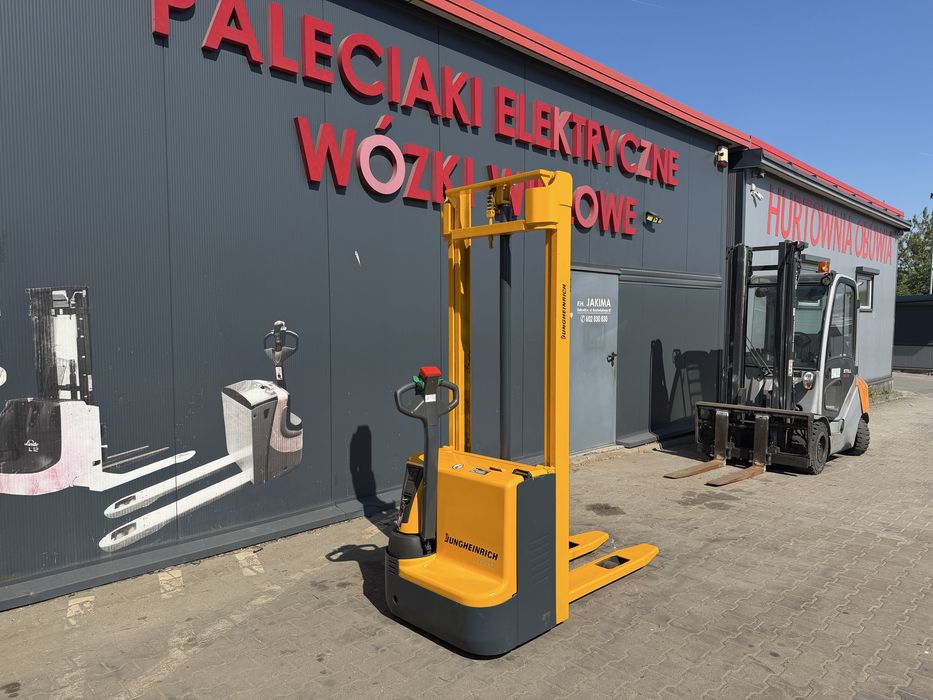 Paleciak elektryczny Jungheinrich Ejc 1200 kg 360 cm wózek sztaplarka