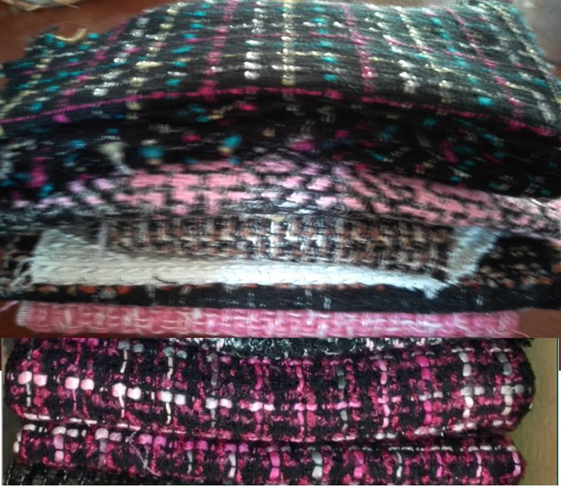 Куски (выпады после кроя) тканей. Цена за 1 м.кв.