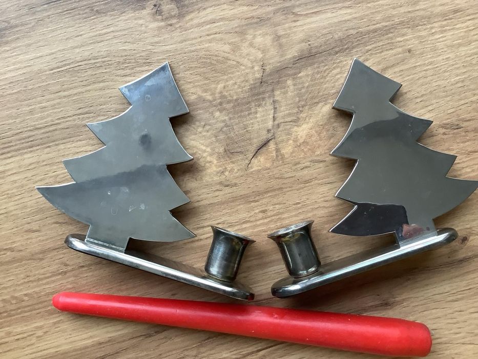 Новорічні підсвічники з нержавіючої сталі