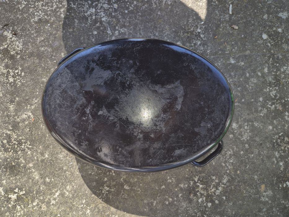 Gęsiarka - brytfanna emaliowana PRL