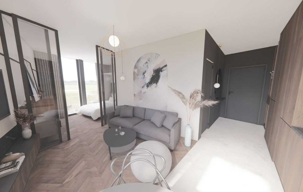 Mieszkanie dwupokojowe nowoczesne umeblowane