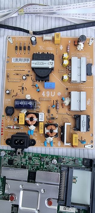 Tv lg peças board fonte wifi colunas cablagem