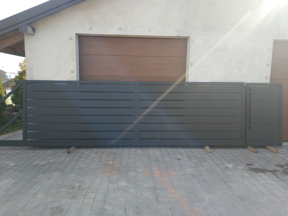 Brama przesuwna, furtka, OCYNKOWANA OGNIOWO, Producent