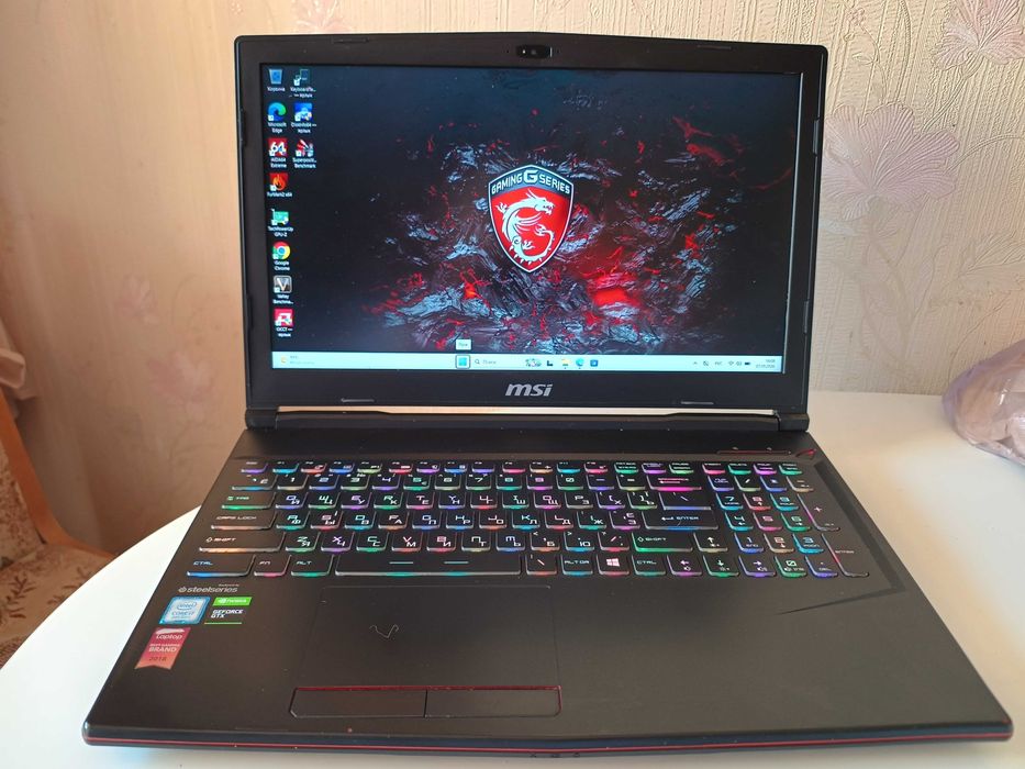 MSI GL63 9SD i7-9750H 16GB NVIDIA GTX1660Ti 6Gb SSD512Gb 60Hz