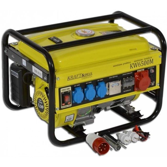 Генератор Kraft&Dele KD106 KW6500M 2.8 kVA 12/230/380V Бензин