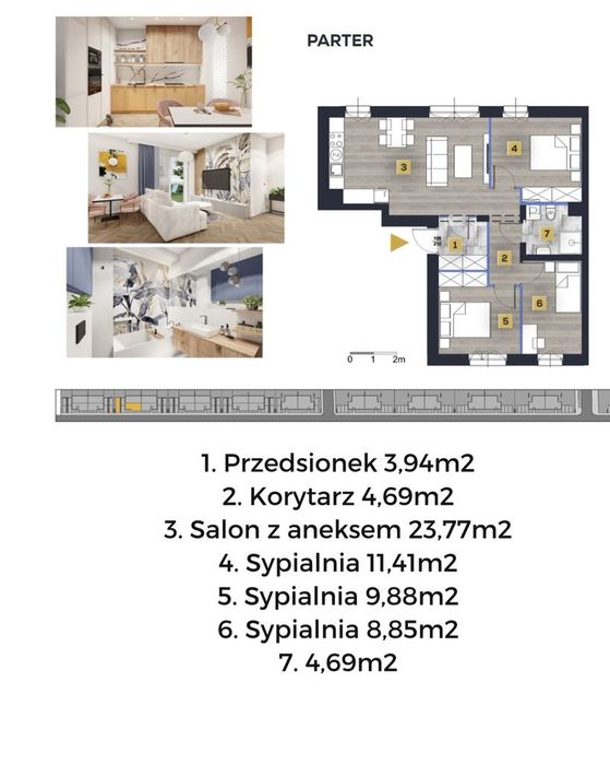 Wawer 90m, 4 pokoje, 2MP, balkon, ogródek, poddasze