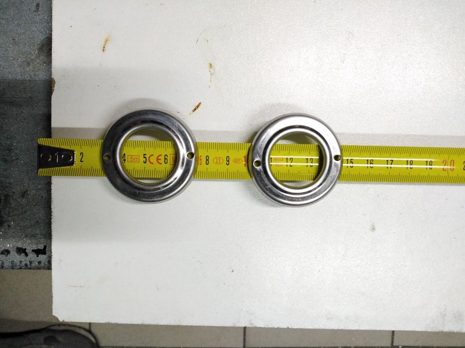 Par Espelho de fechadura em inox