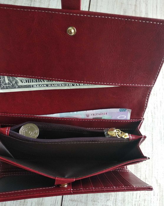 Гаманець шкіряний, кожаний, RFID захист картки