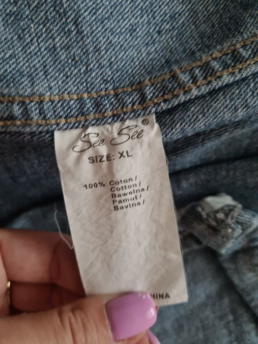 Katana oversize jeansowa