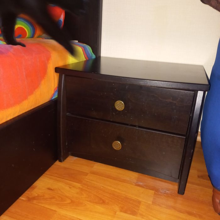 Прикроватна дерев'янна тумба Єстелла Вега