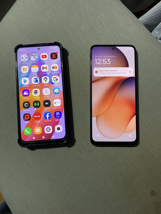 Dois telemoveis xiaumi note 11 e 12