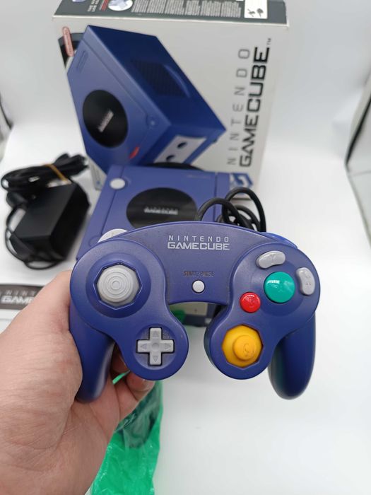 Konsola Nintendo Gamecube DOL-001 - pad - Karton Box - Instrukcja