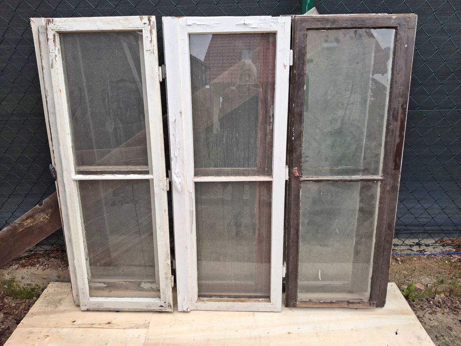 Okna z rozbiórki