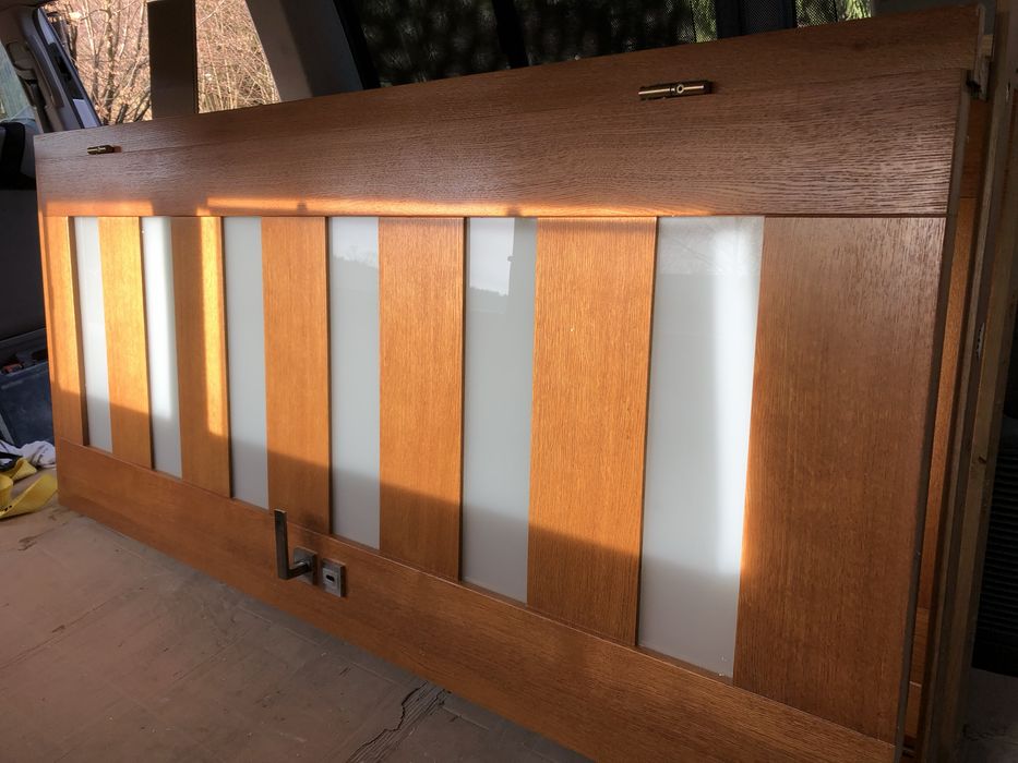 Drzwi wewnętrzne dębowe