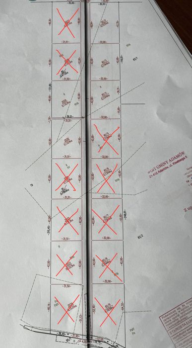 Działka budowlana 13,24a Adamów, ul. Chmielna