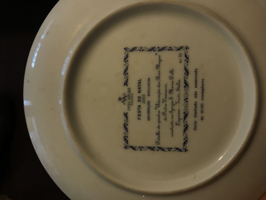 Pratos colecao exclusiva vista alegre