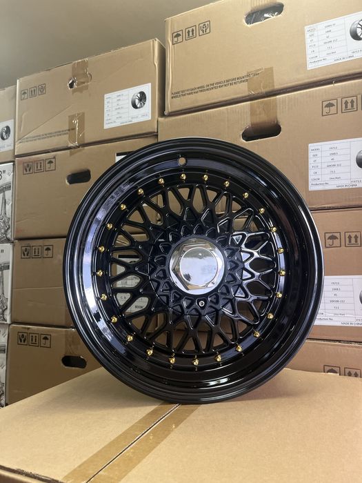 Jantes 15” 4x100 4x114.3 Novas Estilo BBS 2 cores