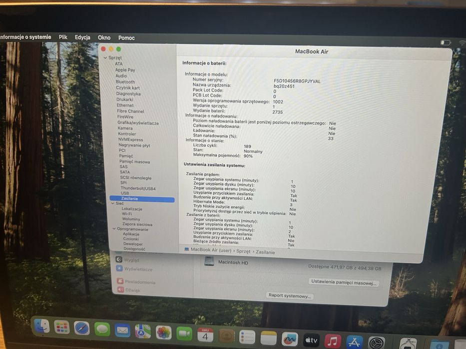 Apple MacBook Air 13 A2337 M1 16GB 512GB SSD GOLD