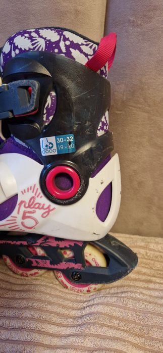 Rolki decathlon 30 do 32 plus ochraniacze