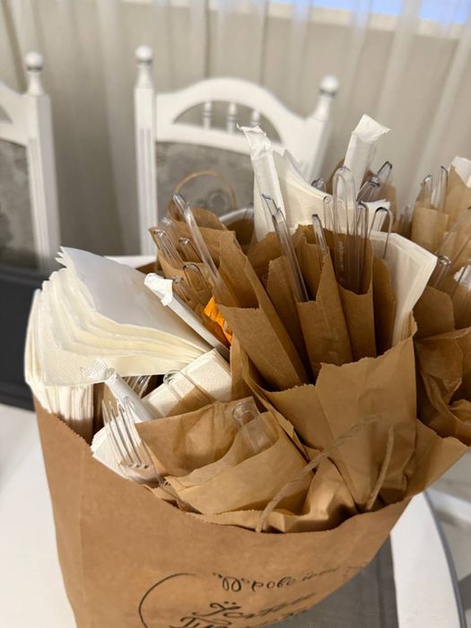 Набор одноразових столових приборів (весь пакет)