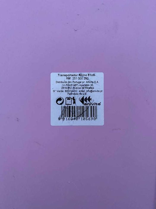 Caixa de Transporte de Animais Rhino