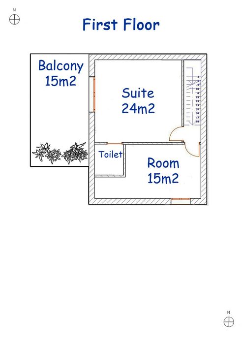 Moradia independente pronta a habitar.