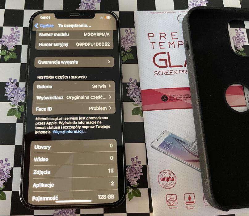 iPhone 12 Pro Max 128 GB Blue 79% bateria