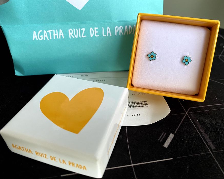 Brincos em Prata de lei 925, novos (nunca usados)