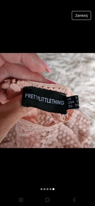 Sukienka ażurowa xs