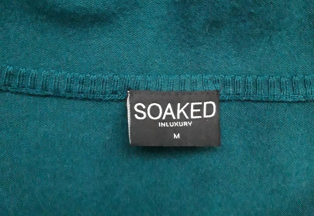 Sukienka świateczna sweterkowa zimowa morski zielony M 38