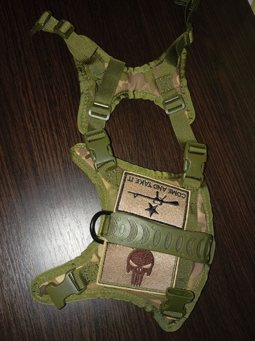 Тактичний жилет шлея для собак та котів