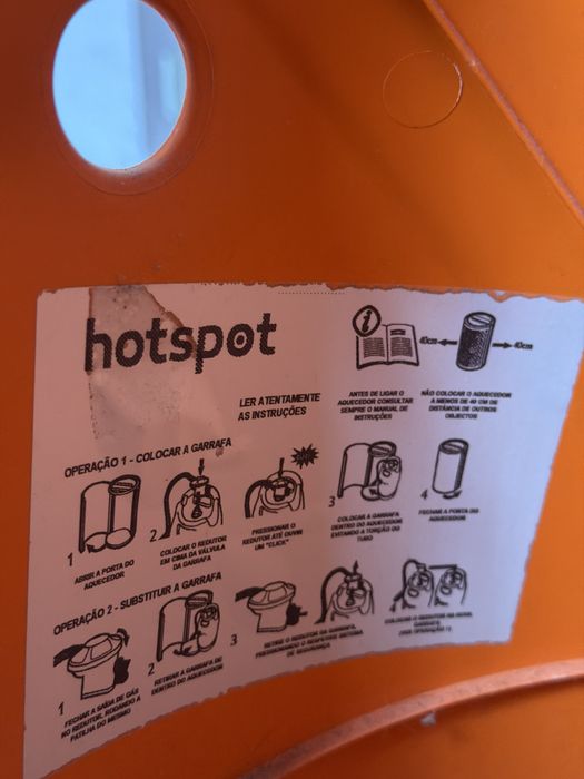 Aquecedor a Gás (hotspot)