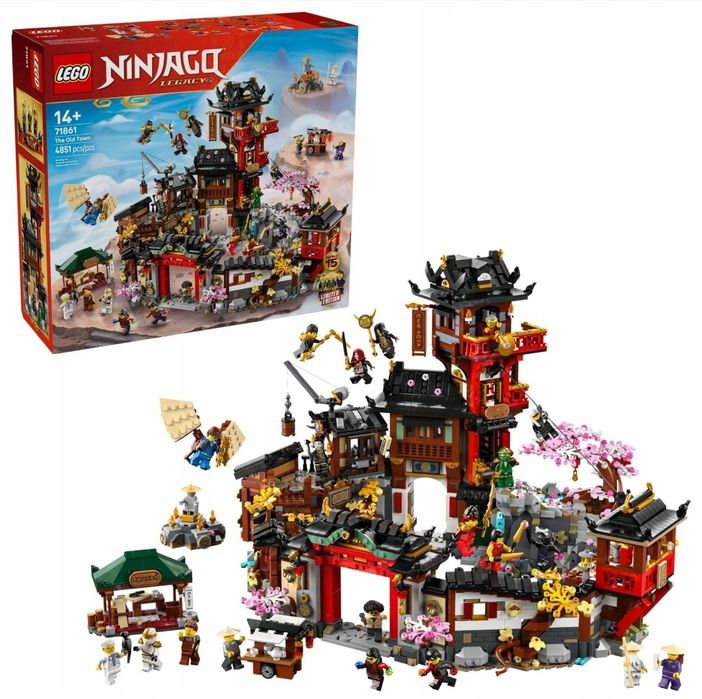 LEGO Ninjago 71861 Stare miasto - 15-lecie 23 minifigurki 4851 element