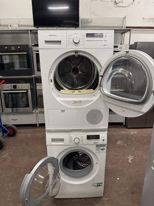 Zestaw pralka+suszarka+łącznik SIEMENS 8kg. Gwarancja. Transport