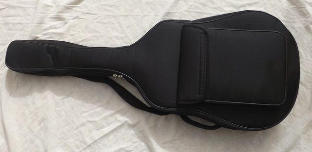 Saco almofadado de guitarra clássica ou folk