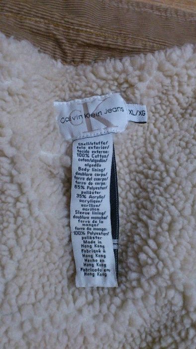 Джинсовая куртка Шерпа Sherpa Джинсовка с мехом Calvin Klein Кельвин К