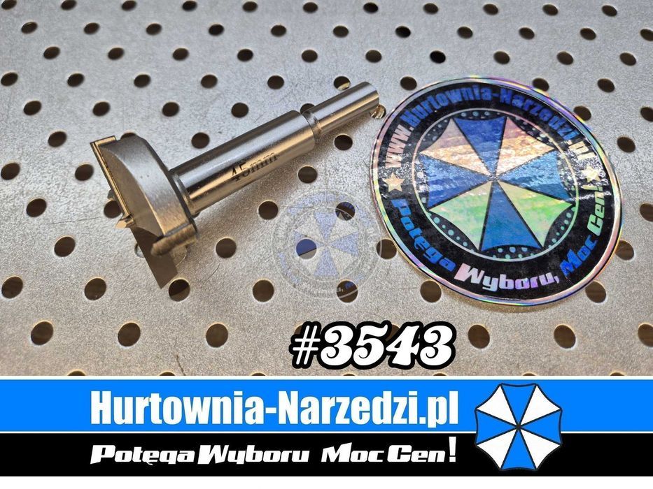 Frez do drerwna 45mm sękownik widiowy 45mm frez puszkowy 45mm