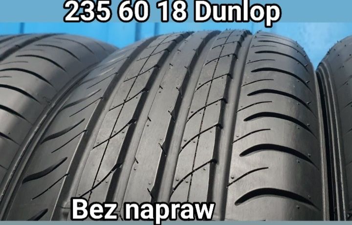 Sprzedam 4 x 235/60 R18 Opony letnie bez napraw - Dunlop