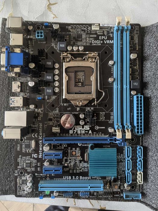 Комплект e3-1230v2(i7 3770) + B75M + 16Gb DDR3 + Кулер