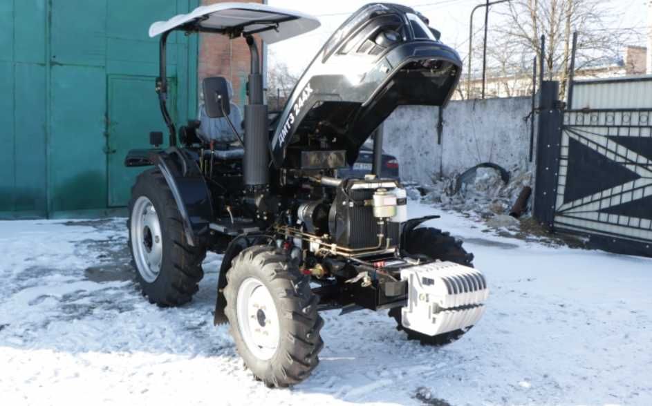 Мінітрактор ДМТЗ 244 Х з РЕВЕРСОМ примусовою гідравлікою Компресором