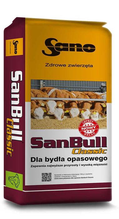 Koncentrat dla byków SanBulll Classic 25 kg wysyłka