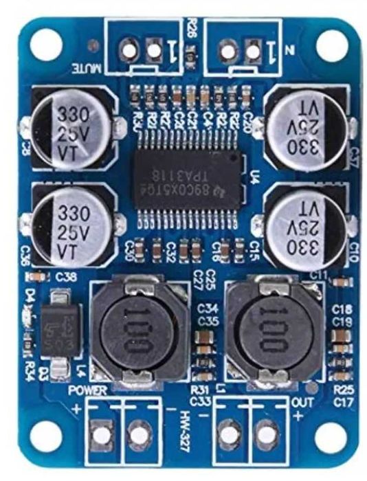 TPA3118 60W усилитель аудио звуковой частоты УНЧ модуль HW-327A 60 Вт