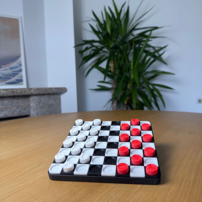 Portable Checkers Game