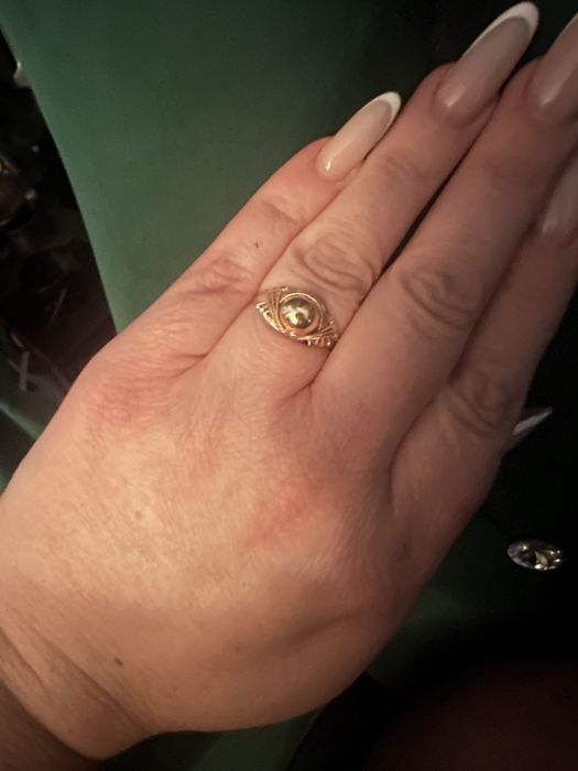 Pierścionek złoty 585 rozmiar 18/19