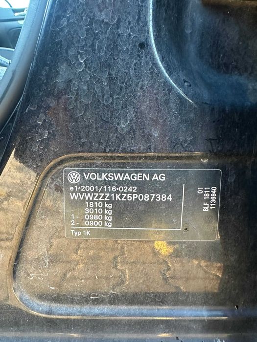 Volkswagen Golf V 2007 1.6