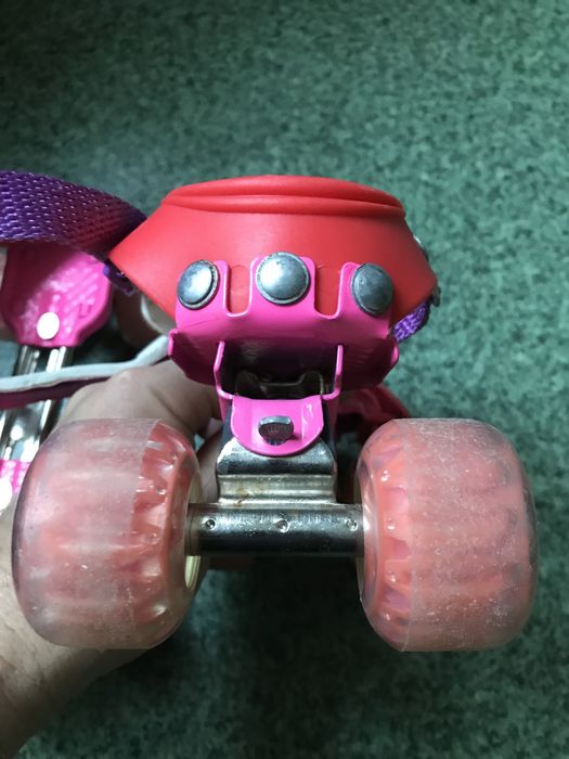 Роликові ковзани дитячі чотириколісні на взуття