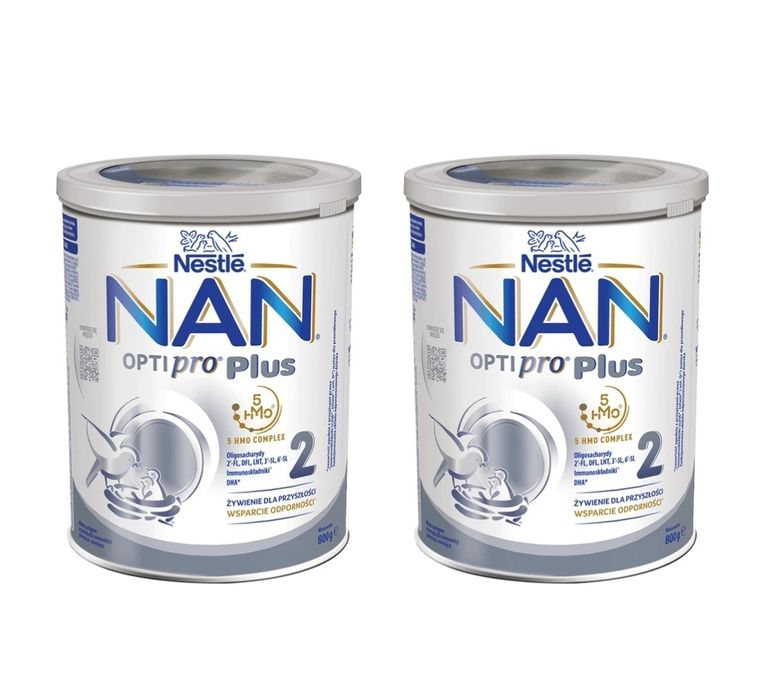 Суха Суміш молочна НАН ОптіПро Плюс 2, 800грам