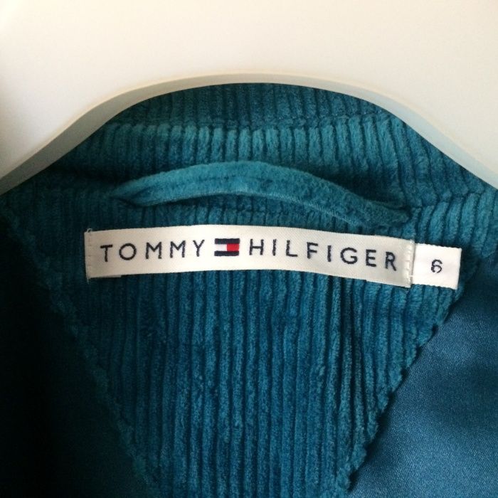 TOMMY HILFIGER niepowtarzalny turkusowy 34/36