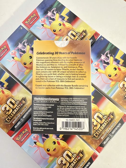 Pokemon 30th Celebration Booster Bundle