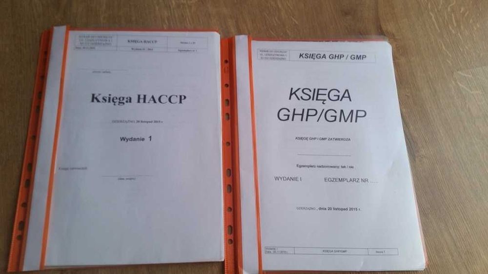 Księga HACCP restauracja